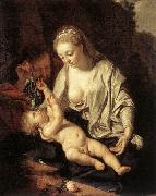 WERFF, Adriaen van der Holy Family oil painting artist